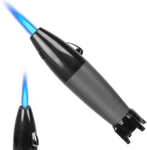 Amazon.com: Laffizz 2 Pack Torch Lighter Single Jet Flame Refillable ...