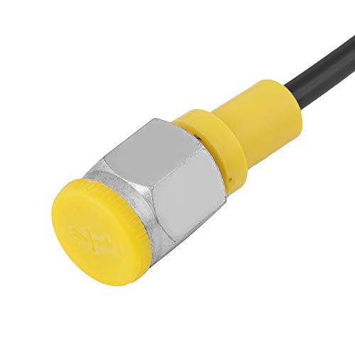 Tuyau de Test de Pression Hydraulique, 2m/6FT, M16 x 2-1/4BSP, Noir, Renforcé de Fibres, 64Mpa, Nylon, Polyuréthane