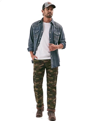 Wrangler Men's Fleece Lined Cargo Pants Relaxed Fit Product