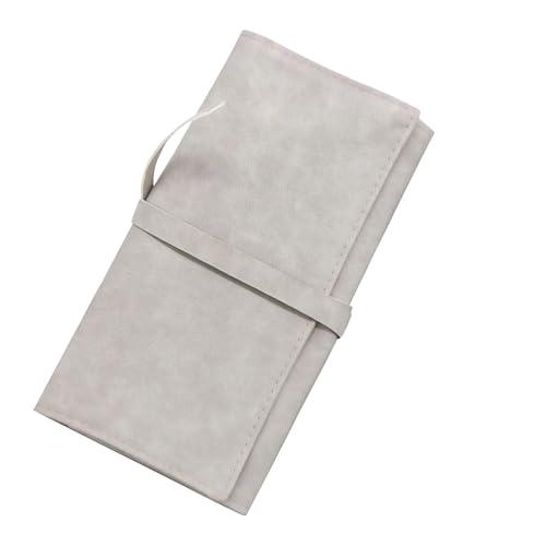 Étui à roulettes pour Pinceau de Maquillage Porte-Pochette 14 Poches Sac à cosmétiques Organisateur de Pinceau de Maquillage Portable avec Sangle de...