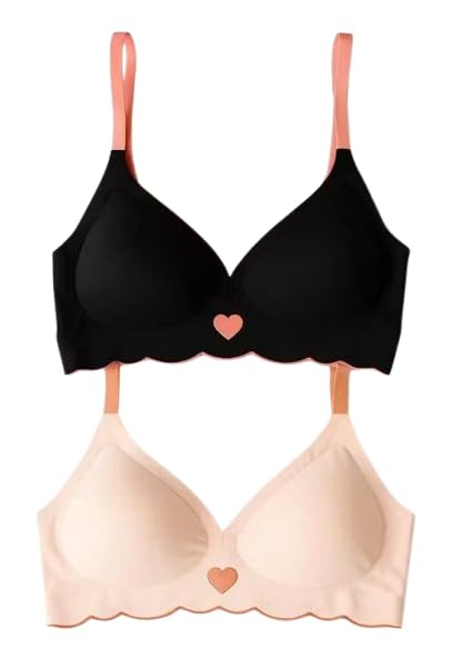 PSMN.Colletion Women’s Seamless Wireless Push-Up Bra – Lightly Padded, Invisible Under Clothes, Comfortable Everyday Lingerie for All-Day Support-picture-18