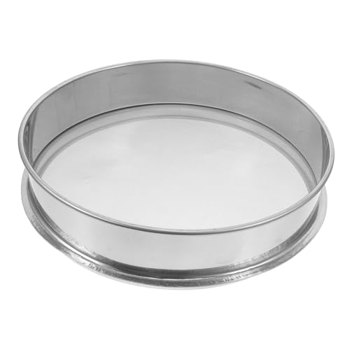 iplusmile Tamiz de Esmalte Cerámico Redondo de Malla Fina Filtro de Pintura para Proyectos de Cerámica Colador de Acero Inoxidable de Herramienta de Filtrado para Arcilla Cerámica y Pigmento