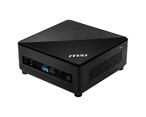 MSI Cubi 5 10M-009BEU - Mini PC Barebone (Intel Core i3-10110U, fino a 64 GB di RAM, 1 SSD M.2 e 1 hard disk da 2,5', WLAN 802.11ac 1x1, Bluetooth 5, ventola silenziosa)