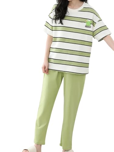 Image of Louis Luxe Womens Korean Night Dress || Full Pyjama Set || Korean Nightsuit || Women Nightwear ||Round Neck Full Sleeve Nightsuit || Loungewear || Everyday Nightdress