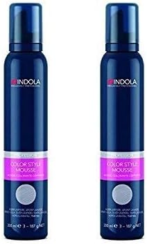 Indola Colour Mousse 200ml - Silver Lavender x2