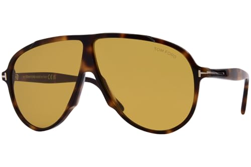 Tom Ford Vladimir Amber Pilot Men's Sunglasses FT1211 53E 65