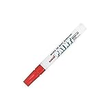 Uni Coloured Paint Marker Multi Surface Opaque Outdoor Marking Bullet Tip Pen PX-20 Red