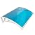 ZHANGQINGXIU Window Awning Door Canopy, Roofing Canopies UV Protection Rain Snow Shelter Modern Polycarbonate Cover Reinforced Aluminum Alloy Bracket (Color : Blue, Size : 100x360cm)