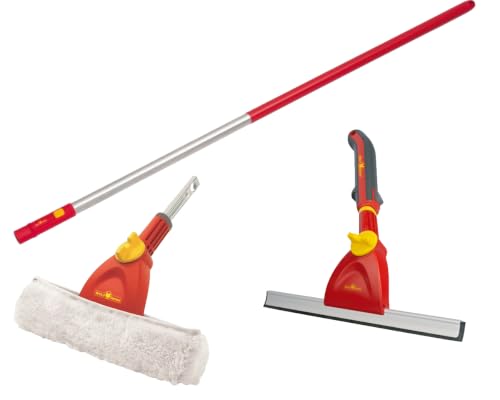 Image of Wolf-Garten Window Washer Cleaner EWM Wiper FWM ZMI15 142cm Handle Multi Change