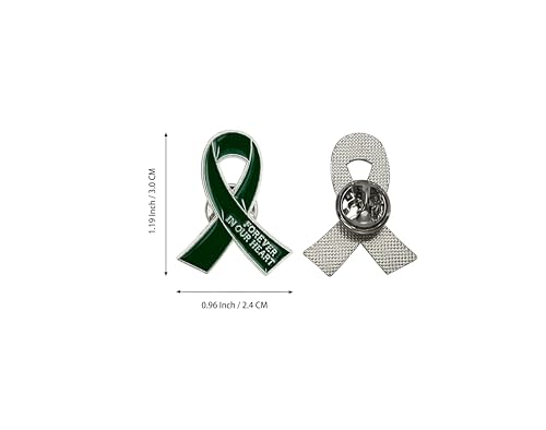 Image of 60 Set Funeral Ribbon Pins Memorial Pin Forever in Our Hearts Lapel Pin Remembrance Brooch with Prayer Cards & Organza Bags