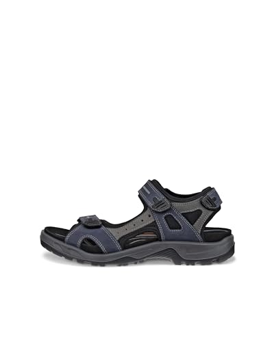 Image of ECCO Men's Yucatan Sport Sandal, Marine Oil Nubuck, 8-8.5