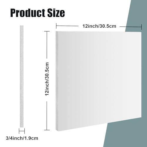 Plancha HDPE blanca 12 x 12 x 1.9 cm espesor 0.75 pulg miniatura 2