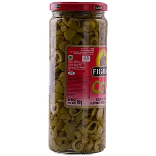 Image of Figaro Sliced Green Olives, 15.87 oz ℮ 450 g, 2 Pack