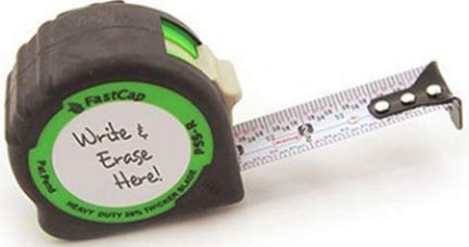 Fastcap Pssr-16 Rvs Read Black & Green Tape Measure - Pack Of 6 #TOP28