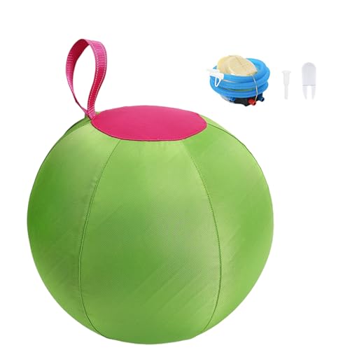 Balle gonflable interactive gros chien jouet robuste de jardin