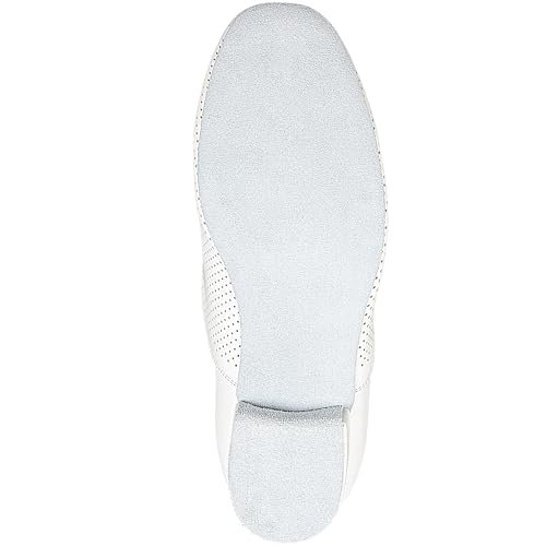 Image of Linodes Breathable Men Latin Dance Shoe Lace Up Leather Sole Waltz Shoe