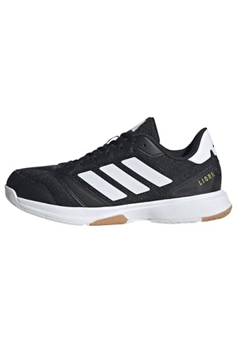 adidas Herren Ligra 8 Mens Indoor Shoes, Core Black/Cloud White/Cloud White, 43 1/3 EU