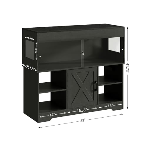Image of Herture 60 Gallon Reptile Tank with Stand,Reptile Enclosure with Cabinet