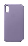 Apple iPhone Xs Leather Folio Case - Lilac