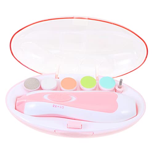 Milisten Handheld Boys and Girls Nail Trimmer Electric Nail File for Baby Newborn Care Portable Drill Set