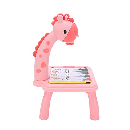 POENVFPO Proyector de Dibujo para Niños, Juguete Educativo de Tablero de Dibujo con Lindas Imágenes de Animales de Dibujos Animados para Niños y Niñas de 3 Años en Adelante