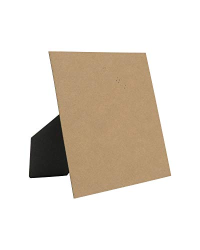 Image of 10 Pack of 12in. x 12in. Cardboard Easel Back with Metal Hanger for Tile, Art, or Picture Frame