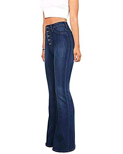 Image of Women's High Waisted Jeans for Women Ripped Skinny Stretch Jeans Distressed Butt Lifting Denim Pants