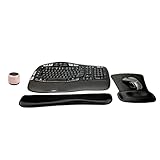 Logitech MK550 Comfort Wave Wireless Keyboard & Mouse Combo Home Office Active Lifestyle Modern...