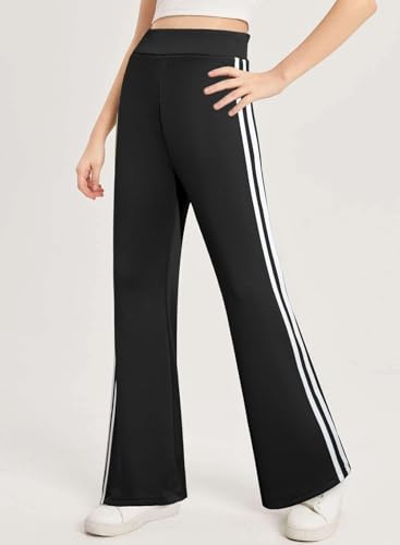 blibean Girls 2025 Uniform Pants Teen School Leggings Flare Bell Bottoms Size 6-15 Years2