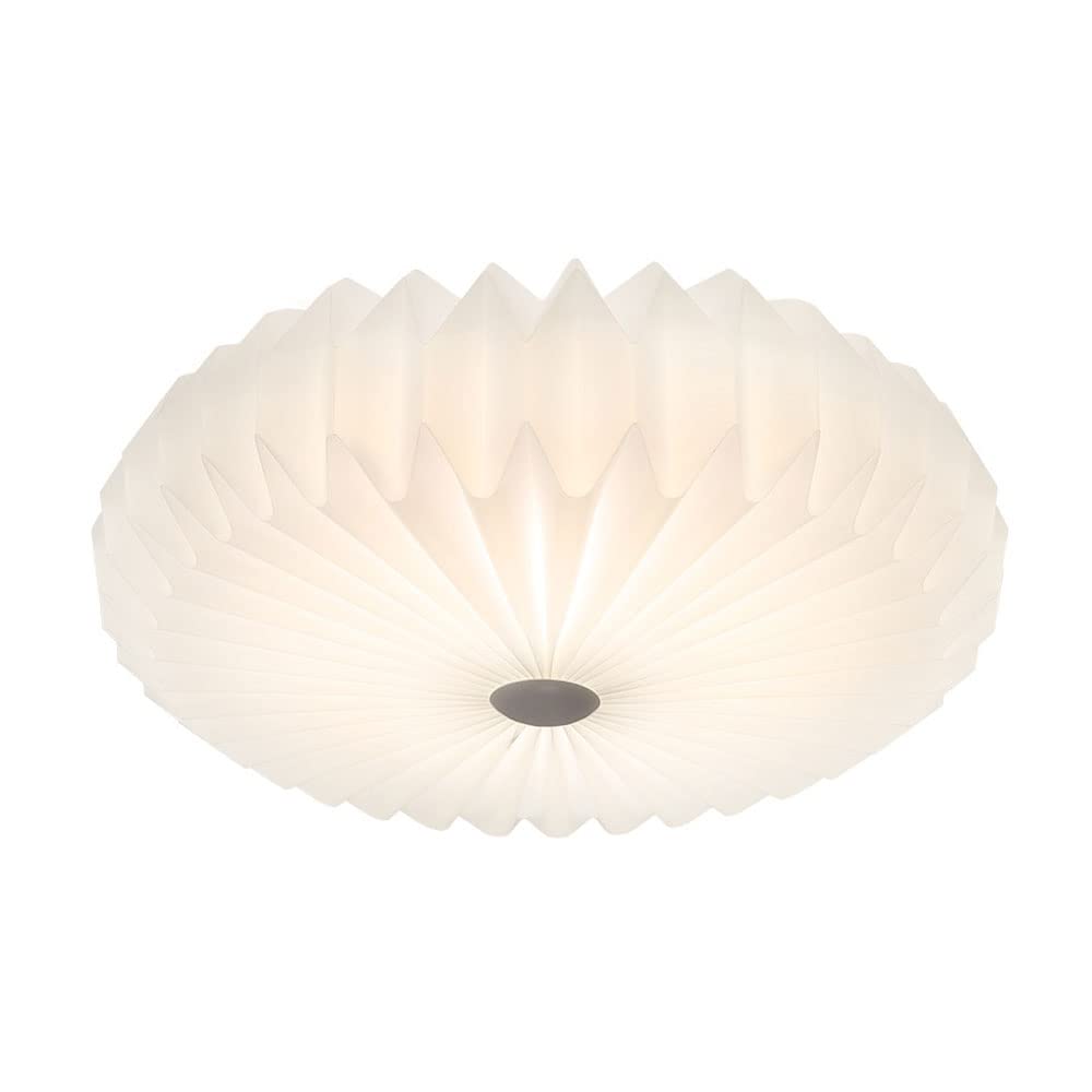 Plafonnier LED rond plissé pour éviter l'éblouissement du salon