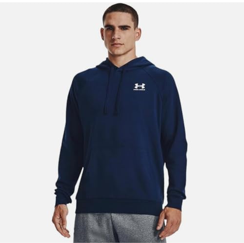 Under Armour Men's UA Rival Fleece Cotton Hoodie Pullover 13667232