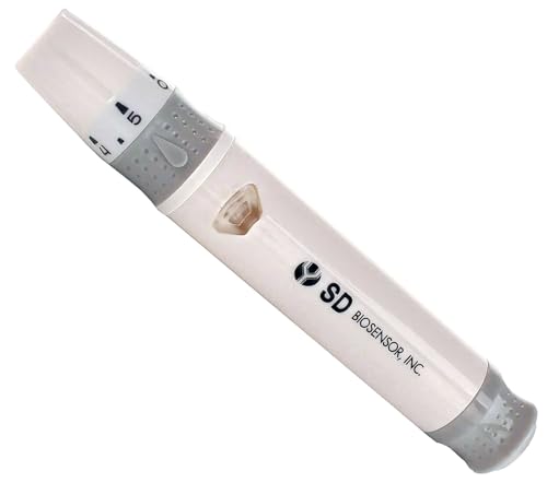 Dispositivo pungidito SD Biosensor I Penna pungidito per la misurazione della glicemia I Compatibile con tutte le lancette comuni