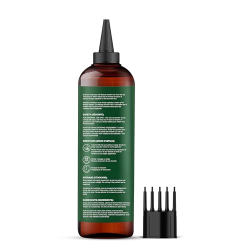 Botanic Hearth Hair Oil for Hair Growth & Hair Relaxer | Strengthening Dry, Frizzy, Damaged Hair & Scalp Treatment | Tea Tree Hair Oil – 6.7 Fl Oz