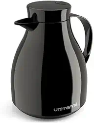 Garrafa Térmica Paris com Gatilho para Chá e Café 500 ml (Preto)