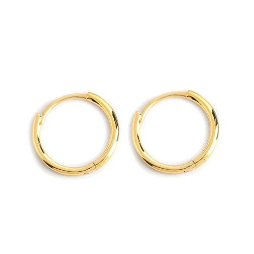 Boucles d'oreilles en Argent 925 : petits cerceaux ronds de 6 à 10 mm