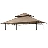 MASTERCANOPY Grill Gazebo Replacement Canopy Top for Model L-GG001PST-F (Beige)