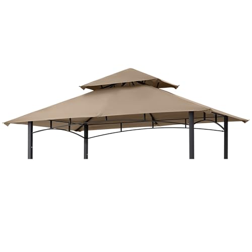 MASTERCANOPY Grill Gazebo Replacement Canopy Top for Model L-GG001PST-F (Beige)