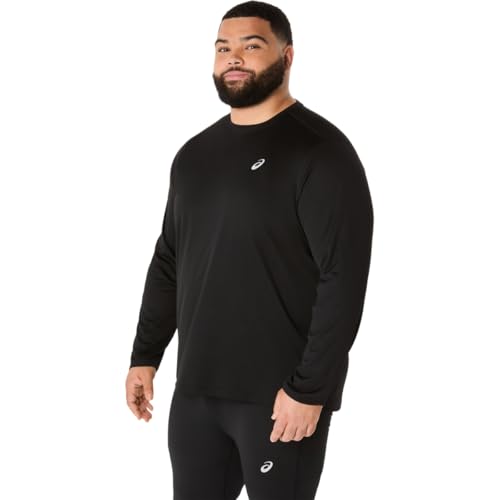 ASICS Men's Silver Long Sleeve TOP Running Apparel3