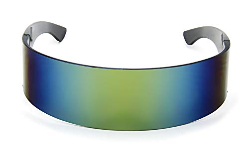 Image of Futuristic Shield Sunglasses Monoblock Cyclops 100% UV400
