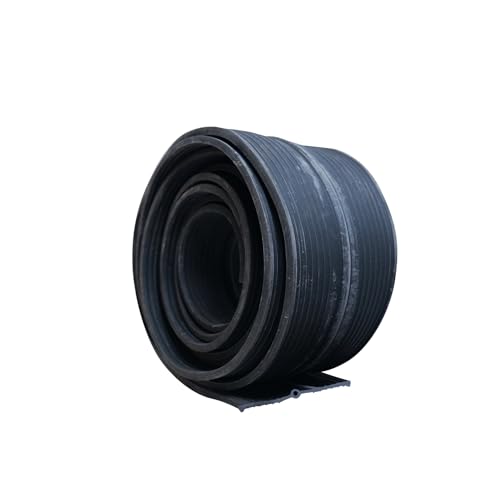 Image of Efficacy Water Stopper PVC Water Stopper Water Bar with Central Bulb for Waterproofing of Construction Joints 6 inch Width 6 mm Thick 10 Meter