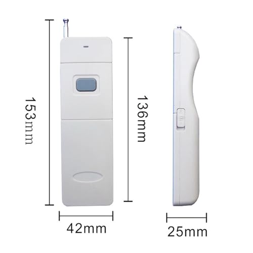 Wireless Calling System, 2 receptores de reloj y 1 transmisor, tecnología inalámbrica 98 canales, con modos de alerta vibración y zumbador, resistente al agua IPX4 miniatura 3