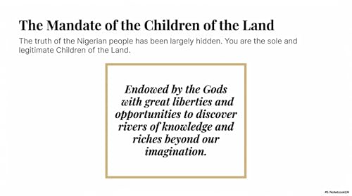 An Introduction To The Children Of The Land