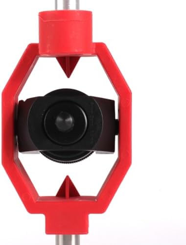 Mini Prism Set with 4 Poles Surveying Tools for Total Station Instruments - Prism Constant 0mm Offset - Professional Grade Prism Pole Kit for Land Surveying & Total Station