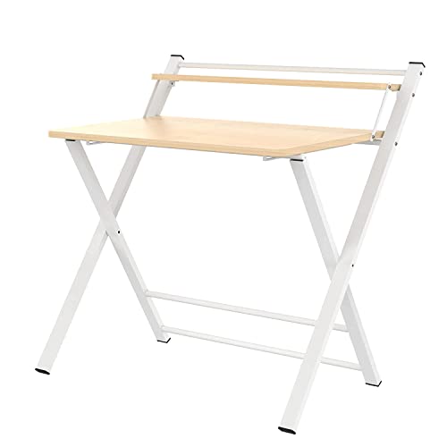 Image of Expresso Multipurpose Foldable Computer Desk Table for Study Home Office Folding Laptop Table Writing Desk Compact Study Reading Table Small Spaces