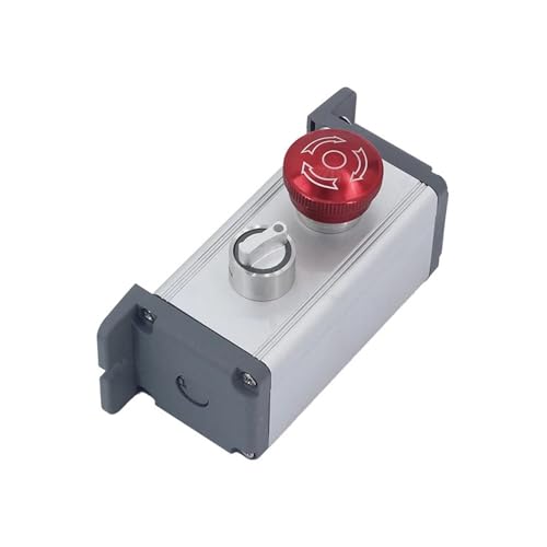 Caja de control de aluminio robusta de 45mm para botonera industrial