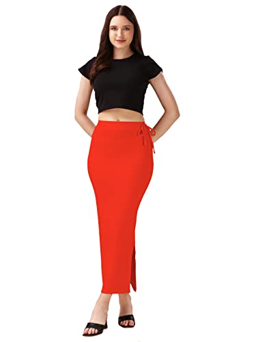 Image of Mehrang Microfiber Saree Shapewear Petticoat for Women, Cotton Blended Shape Wear Dress for Saree