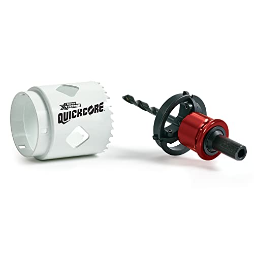 Disston Quickcore 28 Pc Set With 24 Hole Saw Sizes Included & Quick Change Arbor And Adaptor, Part E0100255, White (255) #TOP6