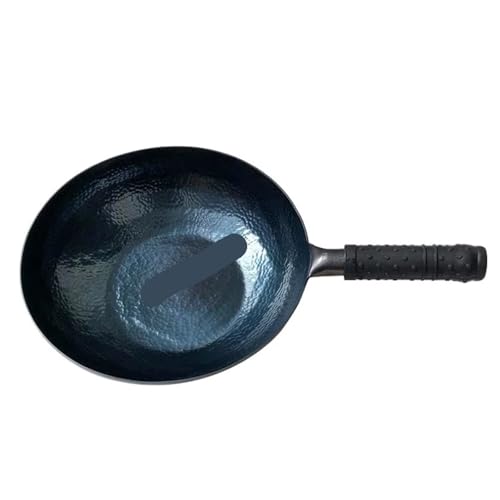 Wok de hierro sin recubrimiento, 2 mm grosor, mango desmontable miniatura 6