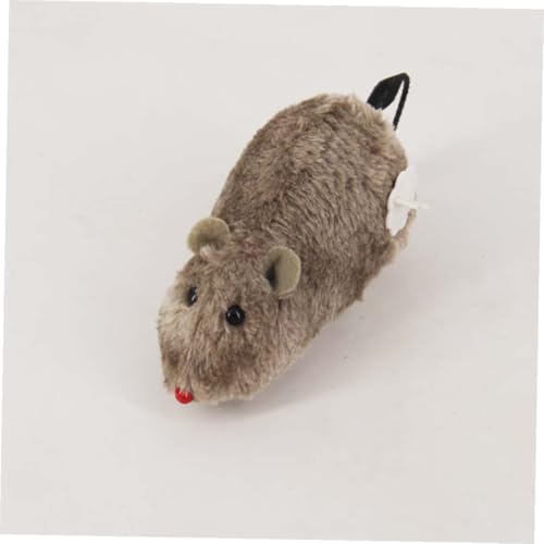 Juguete de rata de cuerda para gatos DOITOOL de peluche pack de 8 8