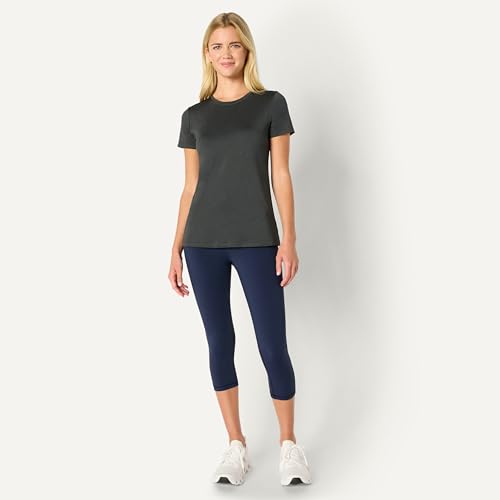 Image of Amazon Essentials Women's Active Quick Dry Tech Stretch Short-Sleeve Crewneck T-Shirt, Multipacks